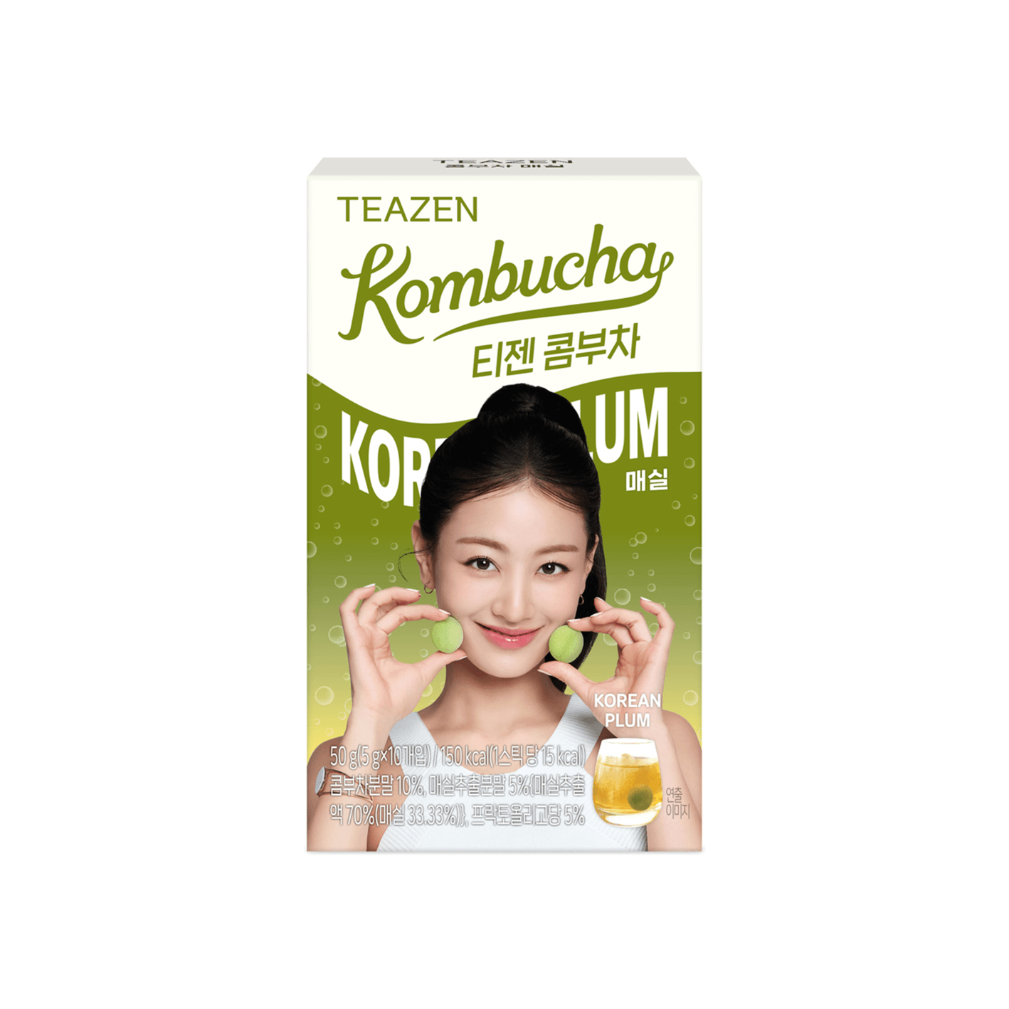 Teazen Kombucha Korean Plum 0.18 oz.(5g) x 10ea detail 1