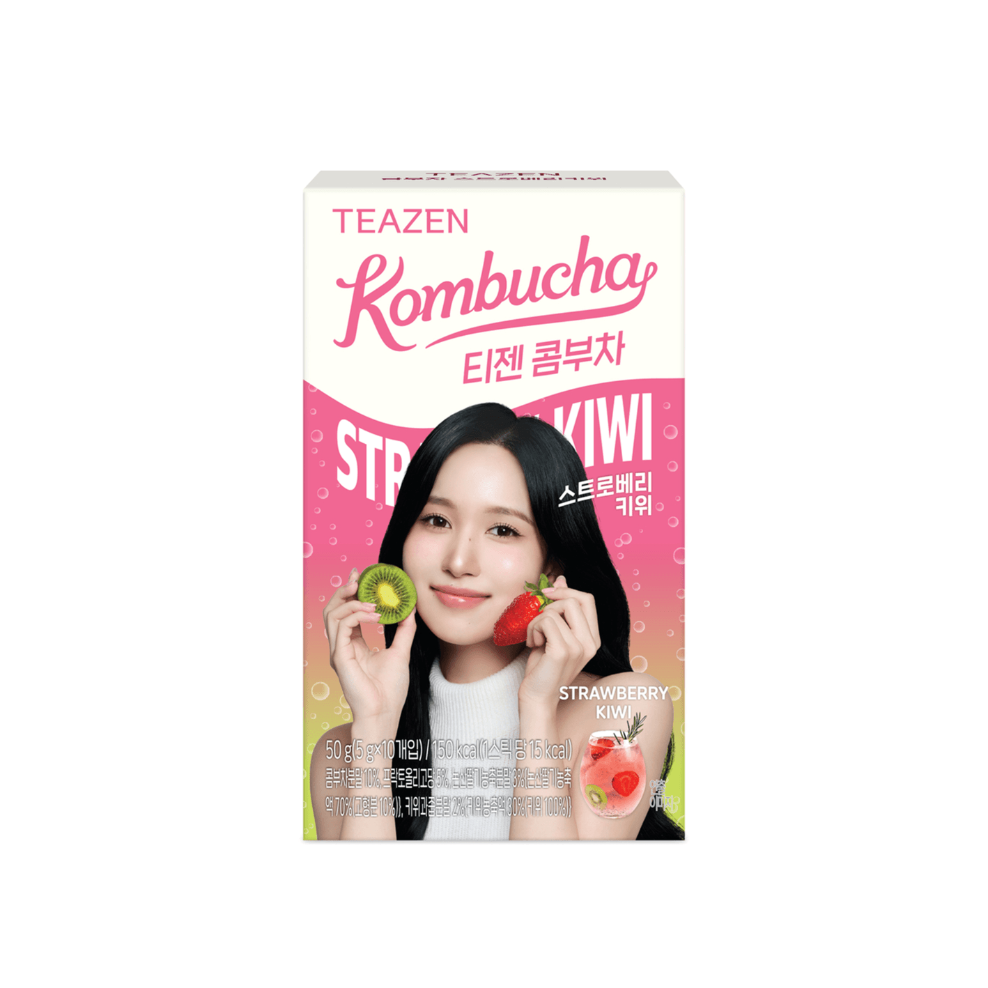 Teazen Kombucha Strawberry Kiwi 0.18 oz.(5g) x 10ea detail 1