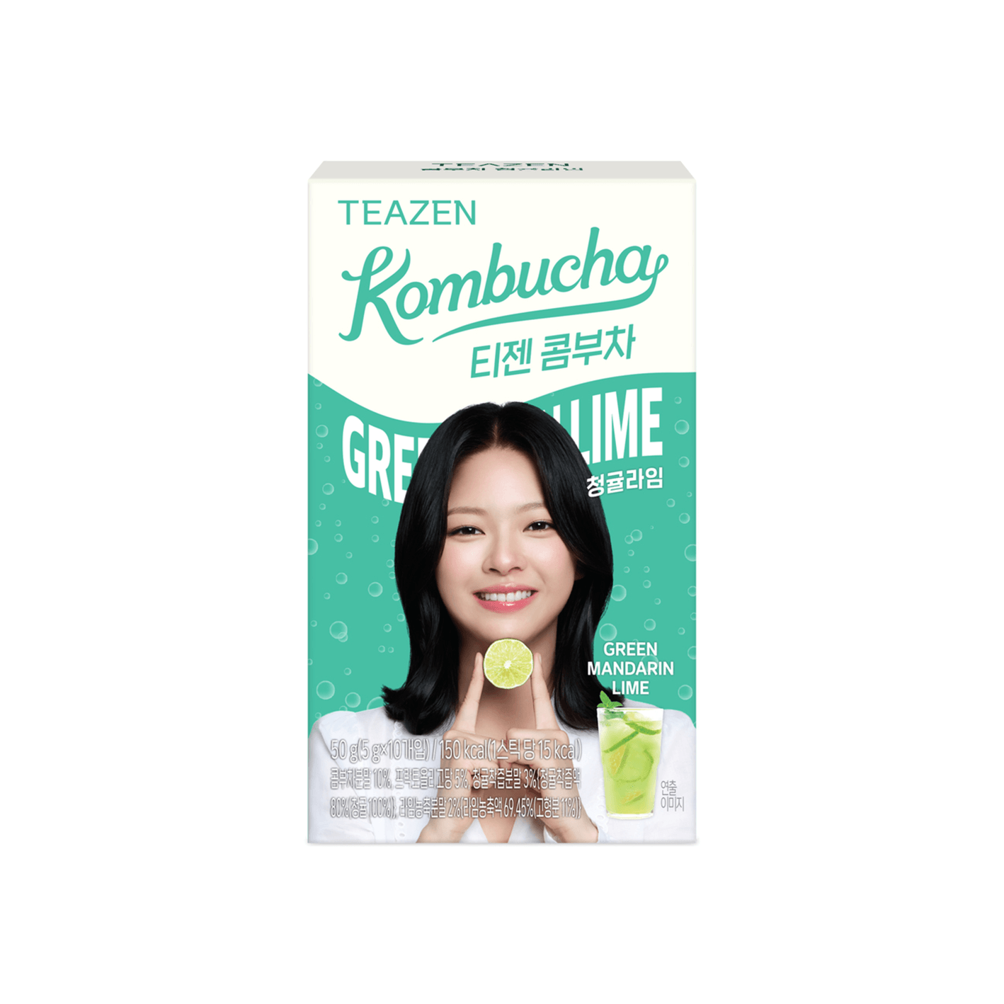 Teazen Kombucha Green Mandarin Lime 0.18 oz.(5g) x 10ea detail 1