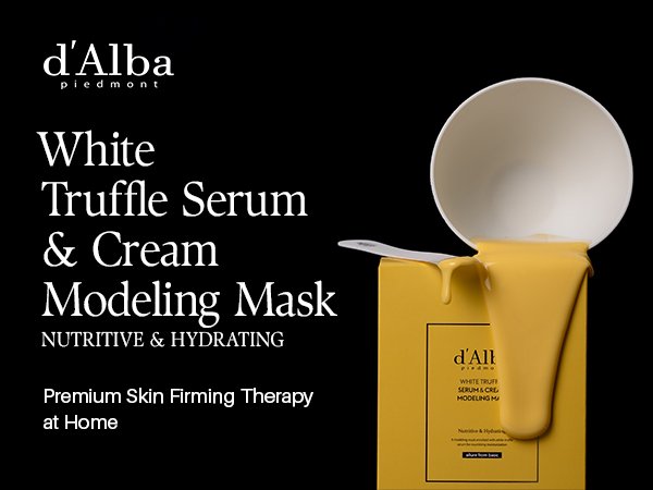 d'Alba White Truffle Serum & Cream Modeling Mask [nutritive/hydrating] 2.32 oz.(66g) x 4ea detail 8