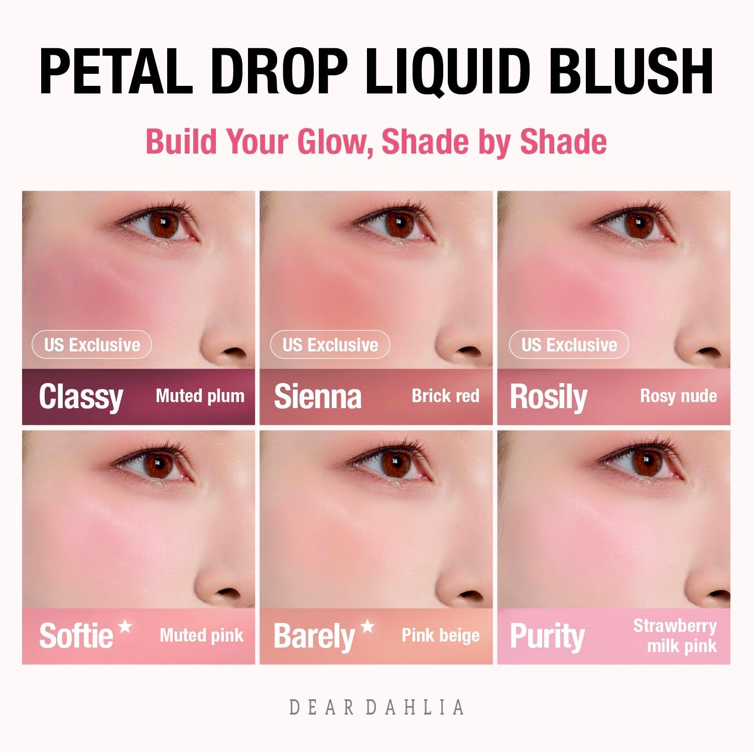 [12colors] DEAR DAHLIA Petal Drop Liquid Blush 0.14 oz.(4g) detail 2