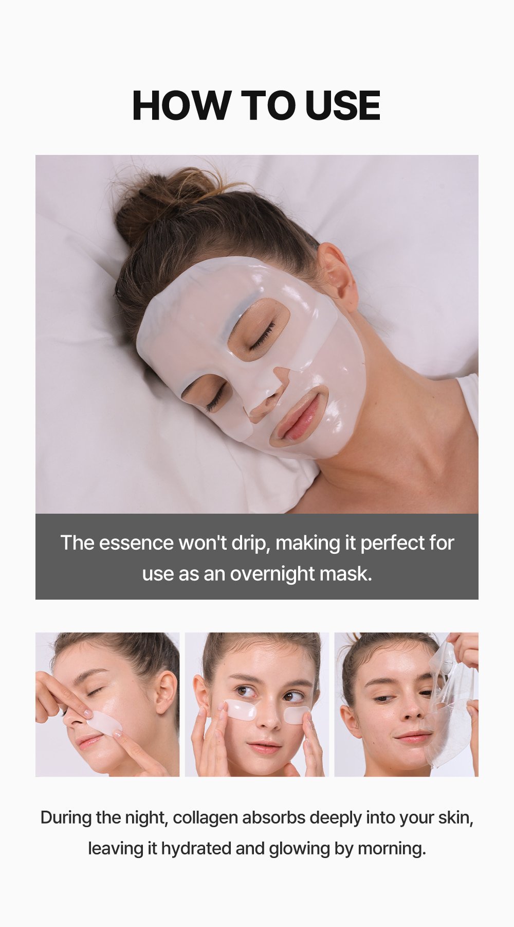 SUNGBOON EDITOR Deep Collagen Power Boosting Mask 1.30 oz.(37g) x 4ea detail 8