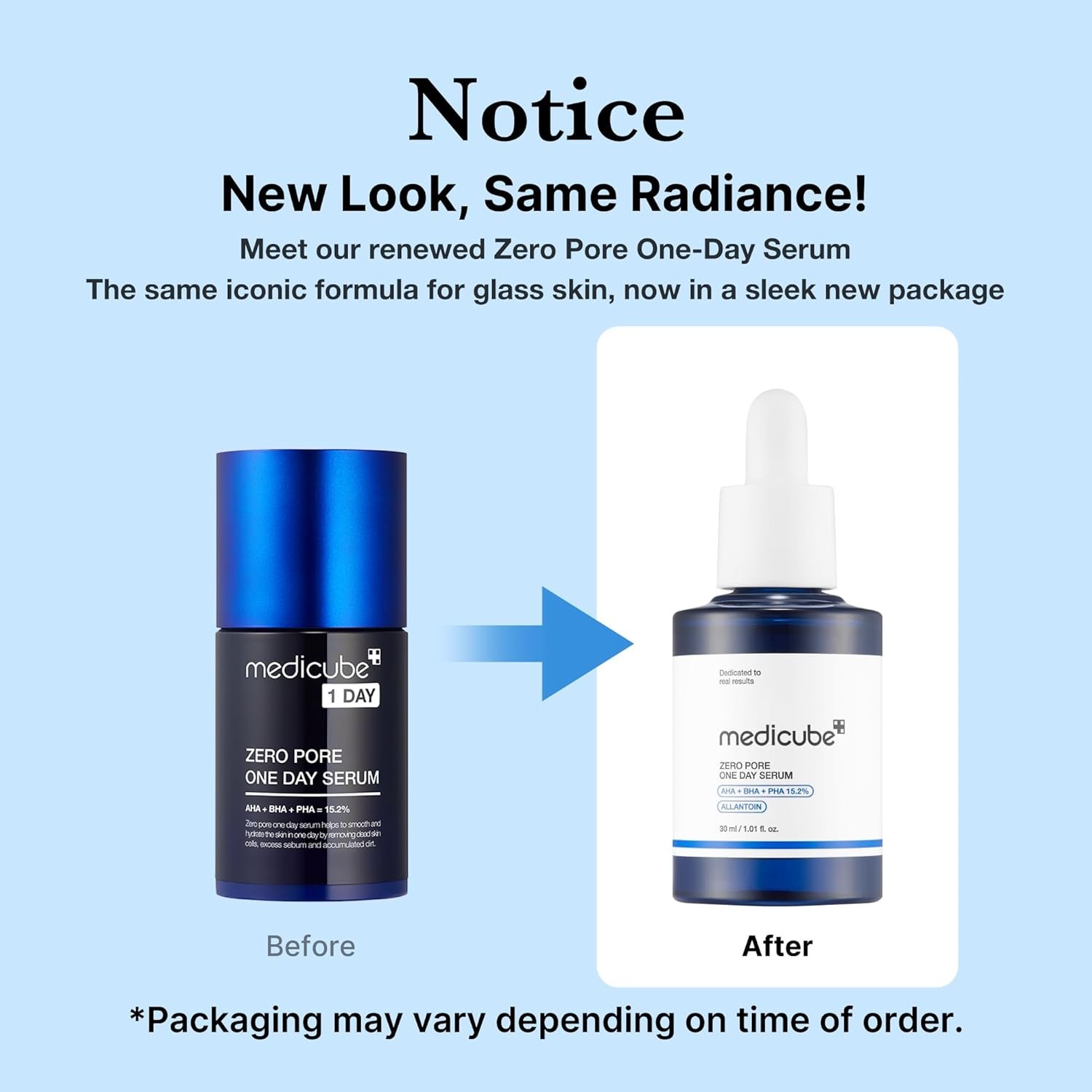 medicube Zero Pore One Day Serum 1.01 fl. oz.(30ml) detail 1
