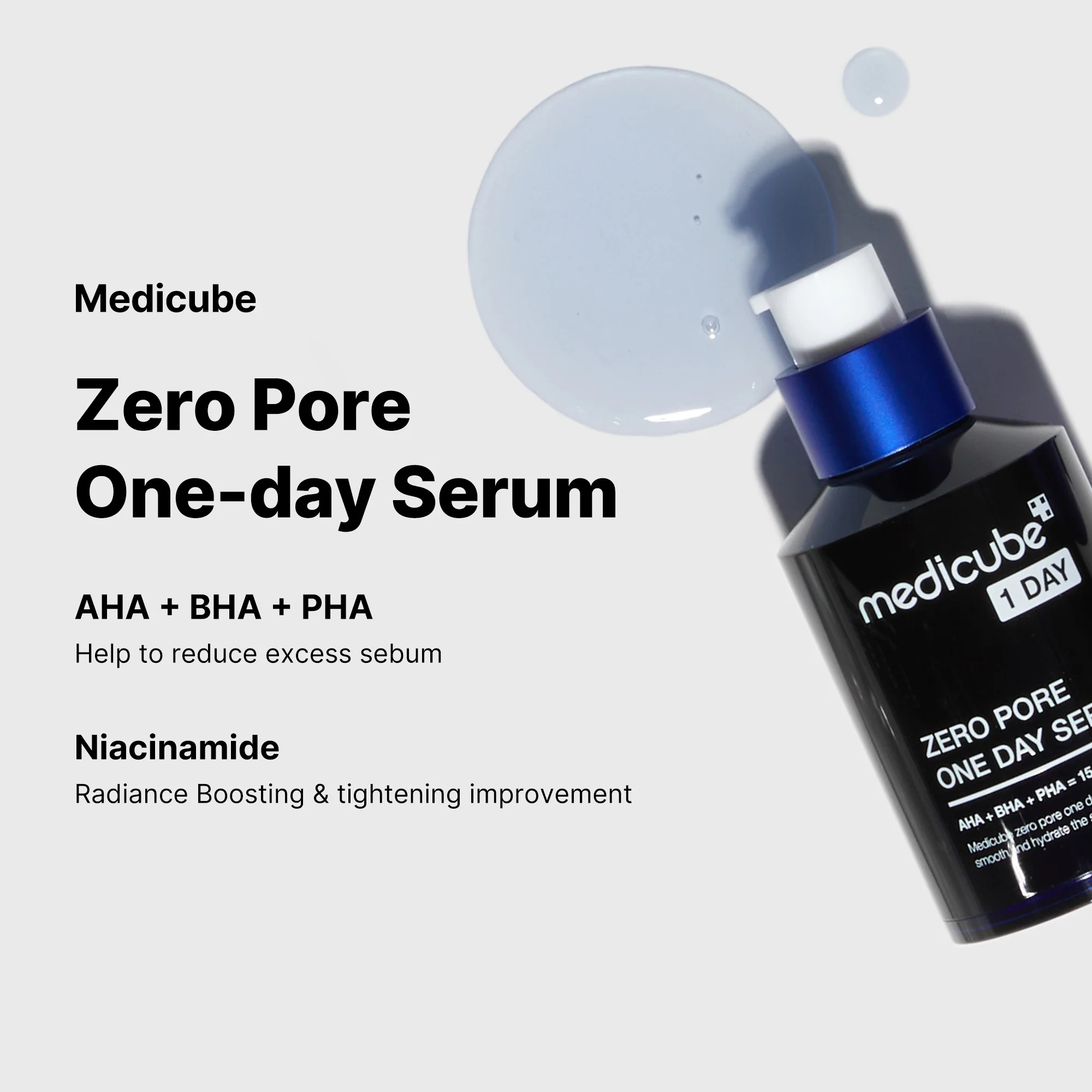 medicube Zero Pore One Day Serum 1.01 fl. oz.(30ml) detail 4