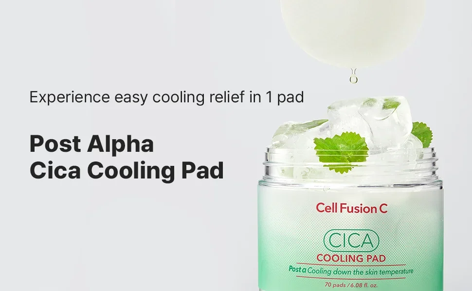 Cell Fusion C Post Α Cica Cooling Pad 70ea 6.08 fl. oz.(180ml) detail 2