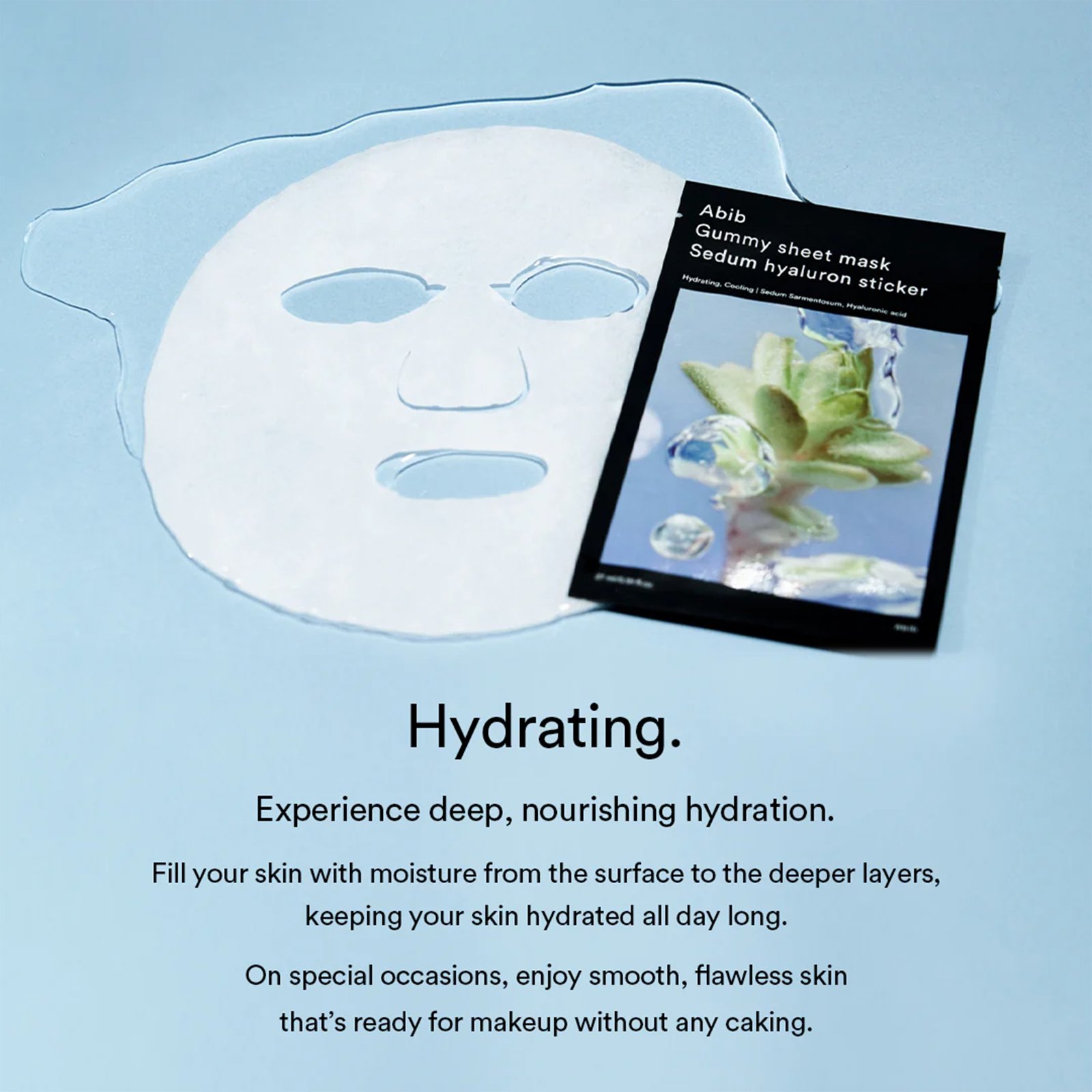 Abib Gummy Sheet Mask Sedum Hyaluron Sticker 0.91 fl. oz.(27ml) detail 3
