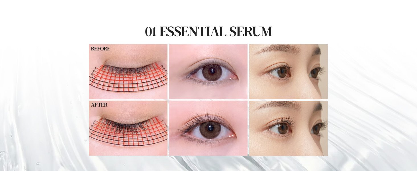 Holika Holika Lash Correcting Care Special Set (01 Essential Serum + 02 Black Serum) 0.32 oz.(9g) x 2ea detail 6