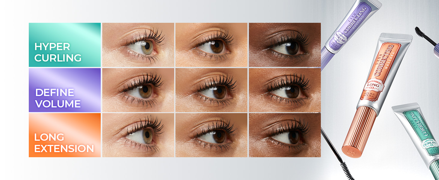 3types] Holika Holika Lash Correcting Mascara 0.30 fl. oz.(9ml