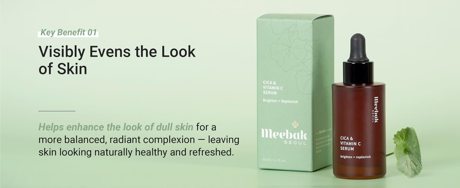 Meebak Cica & Vitamin C Serum 1.1 fl. oz.(33ml) detail 3