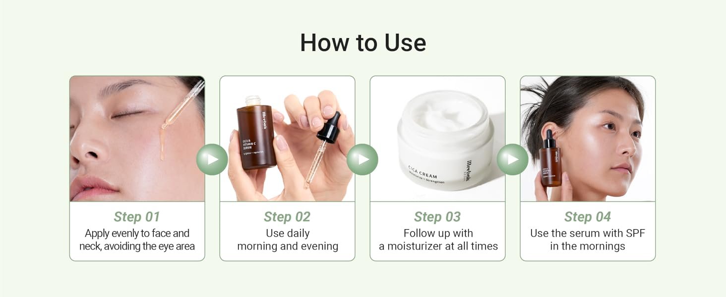 Meebak Cica & Vitamin C Serum 1.1 fl. oz.(33ml) detail 8
