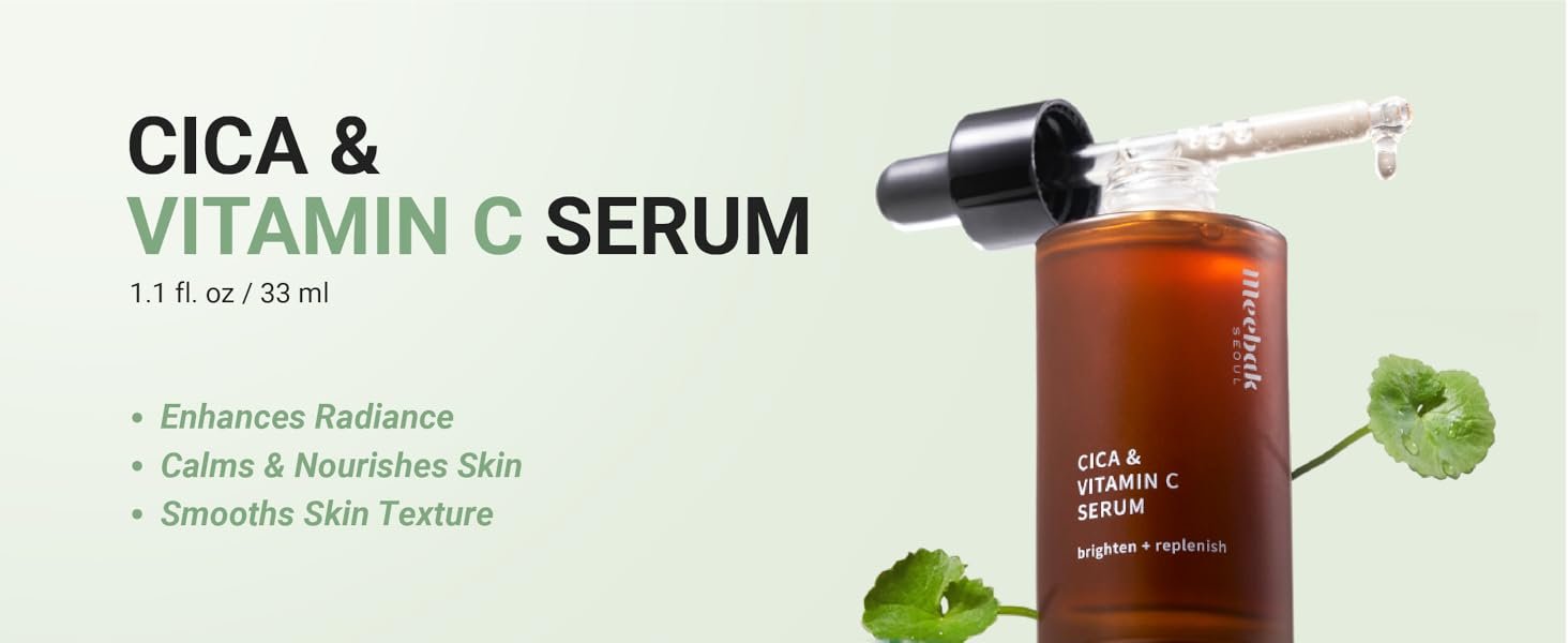 Meebak Cica & Vitamin C Serum 1.1 fl. oz.(33ml) detail 1