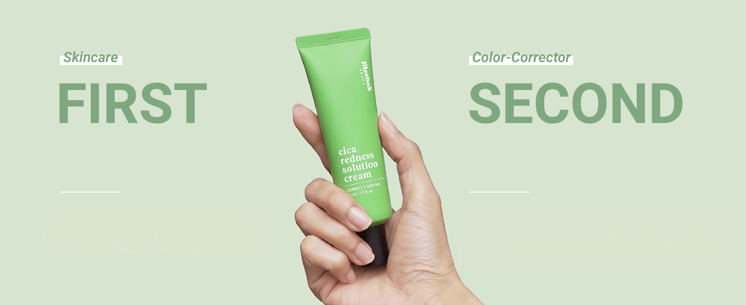 Meebak Cica Redness Solution Cream 1.7 fl. oz.(50ml) detail 2