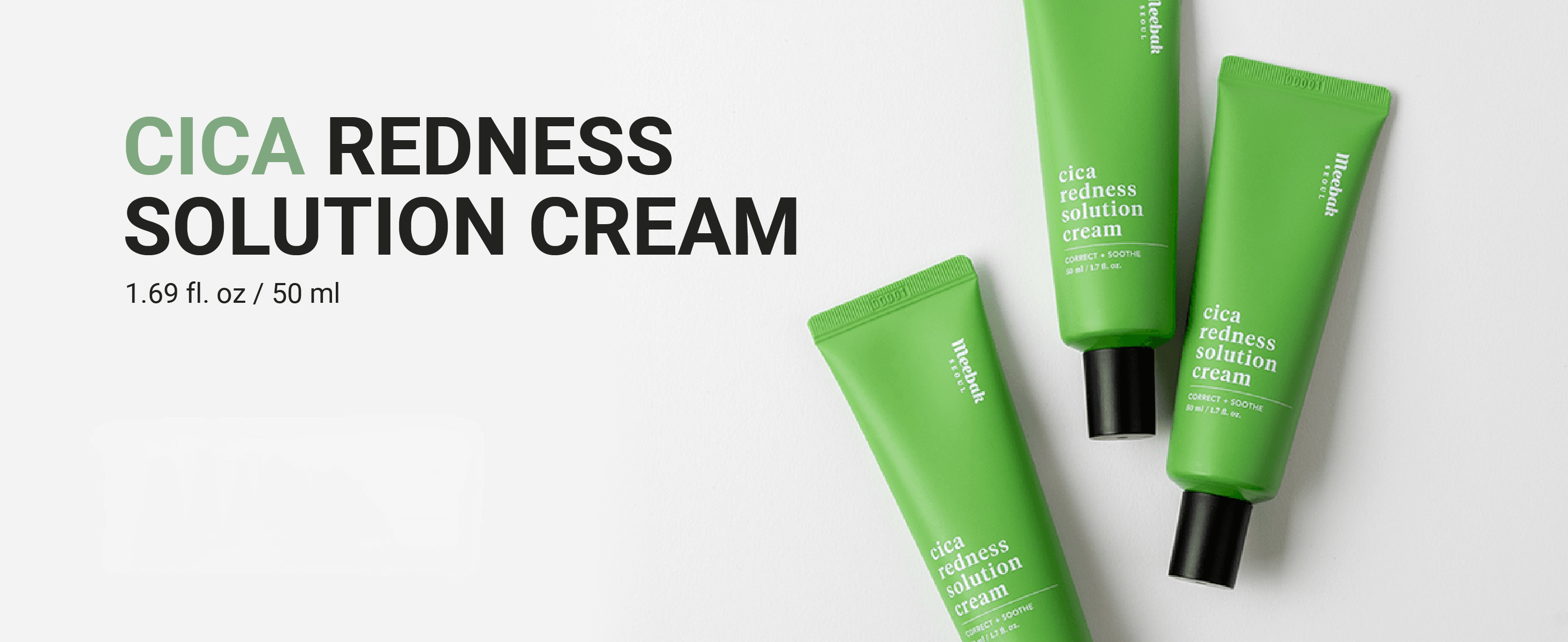 Meebak Cica Redness Solution Cream 1.7 fl. oz.(50ml) detail 1