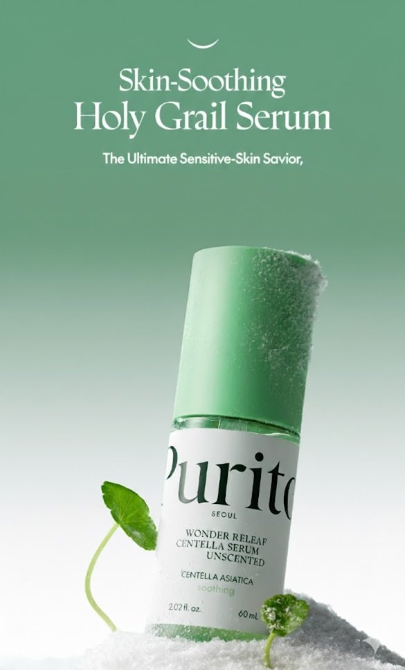 PURITO SEOUL Wonder Releaf Centella Serum Unscented 2.02 fl. oz.(60ml) detail 1