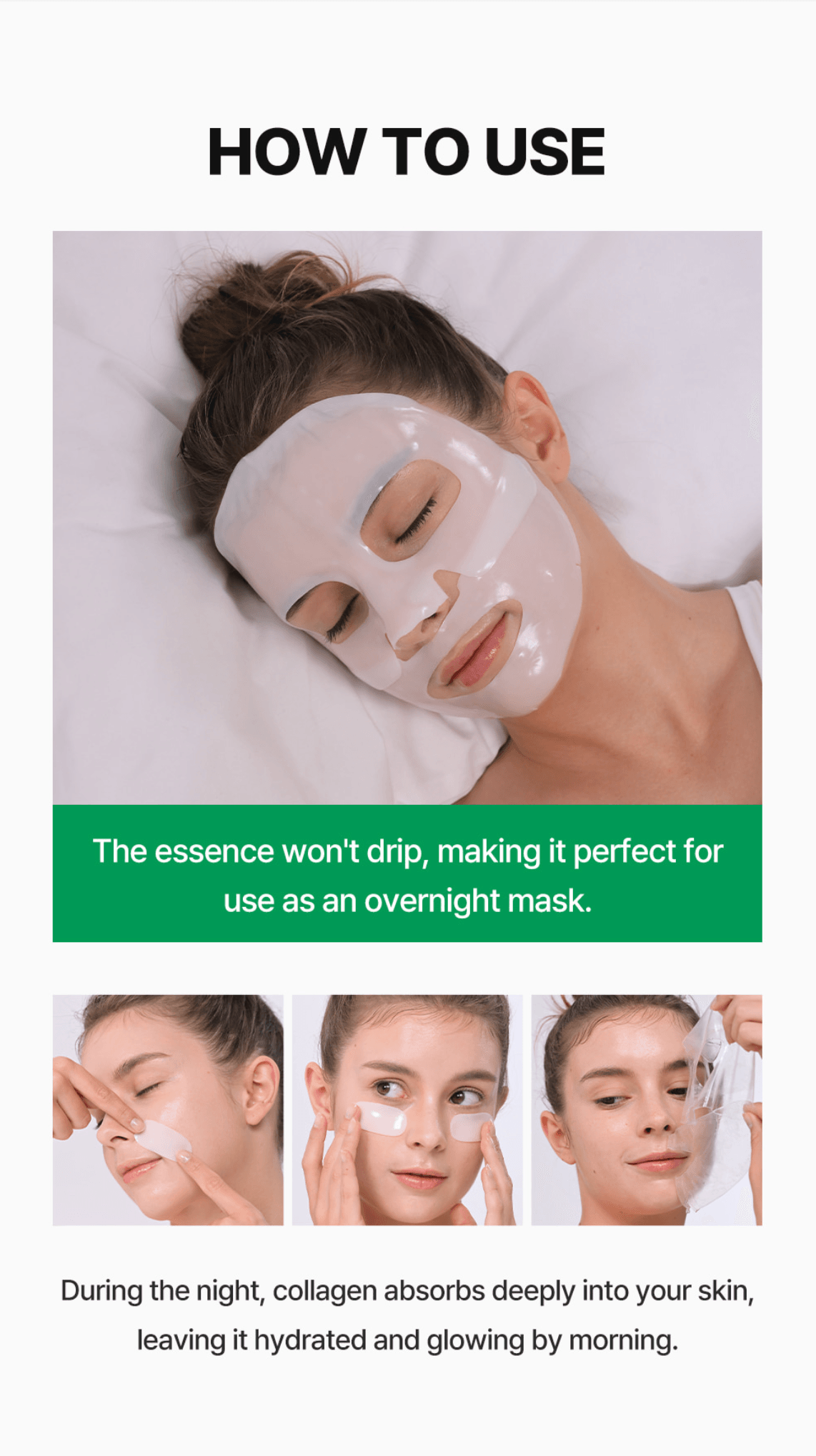 SUNGBOON EDITOR Deep Collagen Cica Teatree Mask 1.30 oz.(37g) x 4ea detail 10