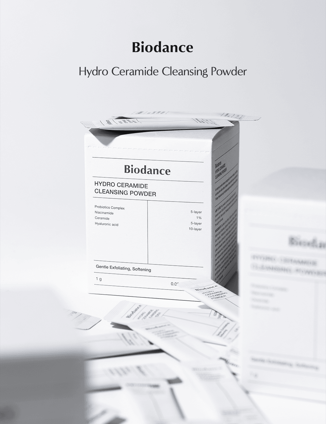 Biodance Ceramide Cleansing Powder 0.03 oz.(1g) x 30ea detail 1