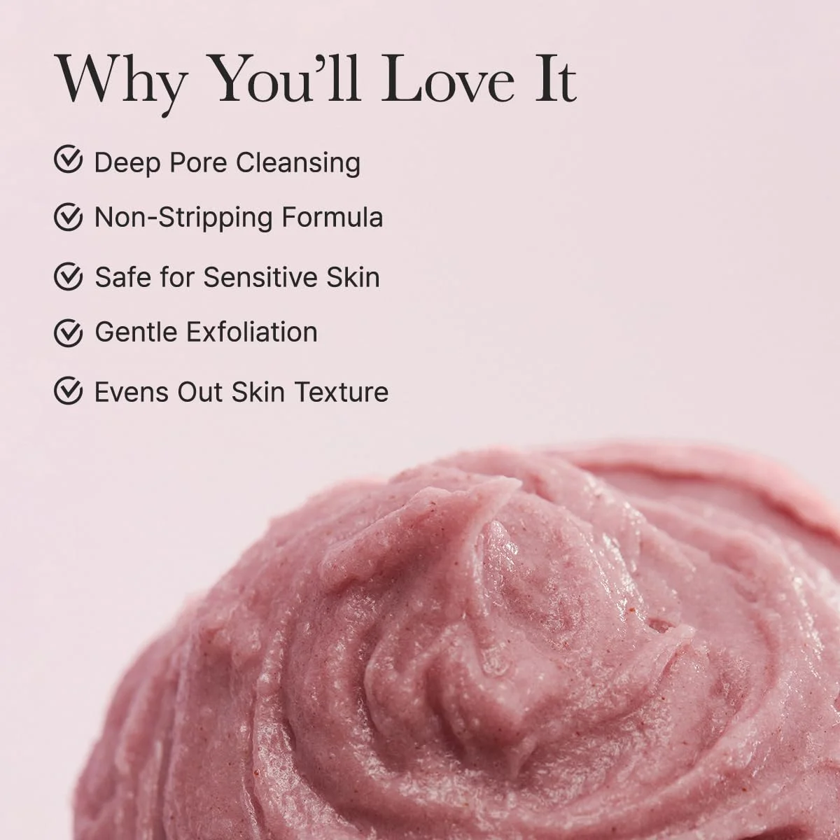 Arencia Fresh Royal Rosehip Rice Mochi Cleanser 4.23 oz.(120g) detail 2