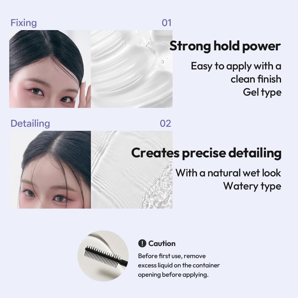 DALEAF Glam Dual Fix Hair Mascara 0.33 oz.(10ml) detail 3