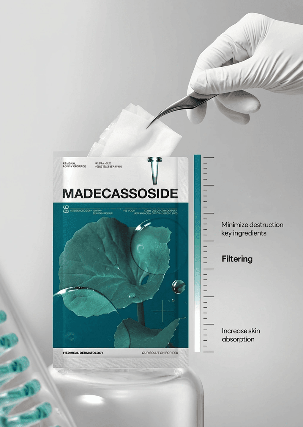 MEDIHEAL Madecassoside Essential Mask Blemish Repair 0.81 fl. oz.(24ml) x 4ea detail 3