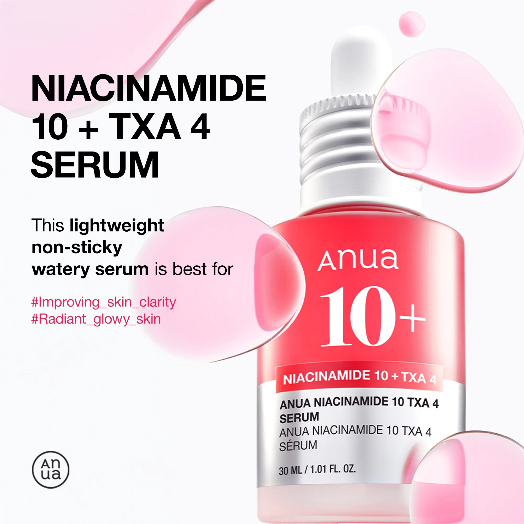 Anua Niacinamide 10 TXA 4 Serum 1.01 fl. oz.(30ml) detail 1