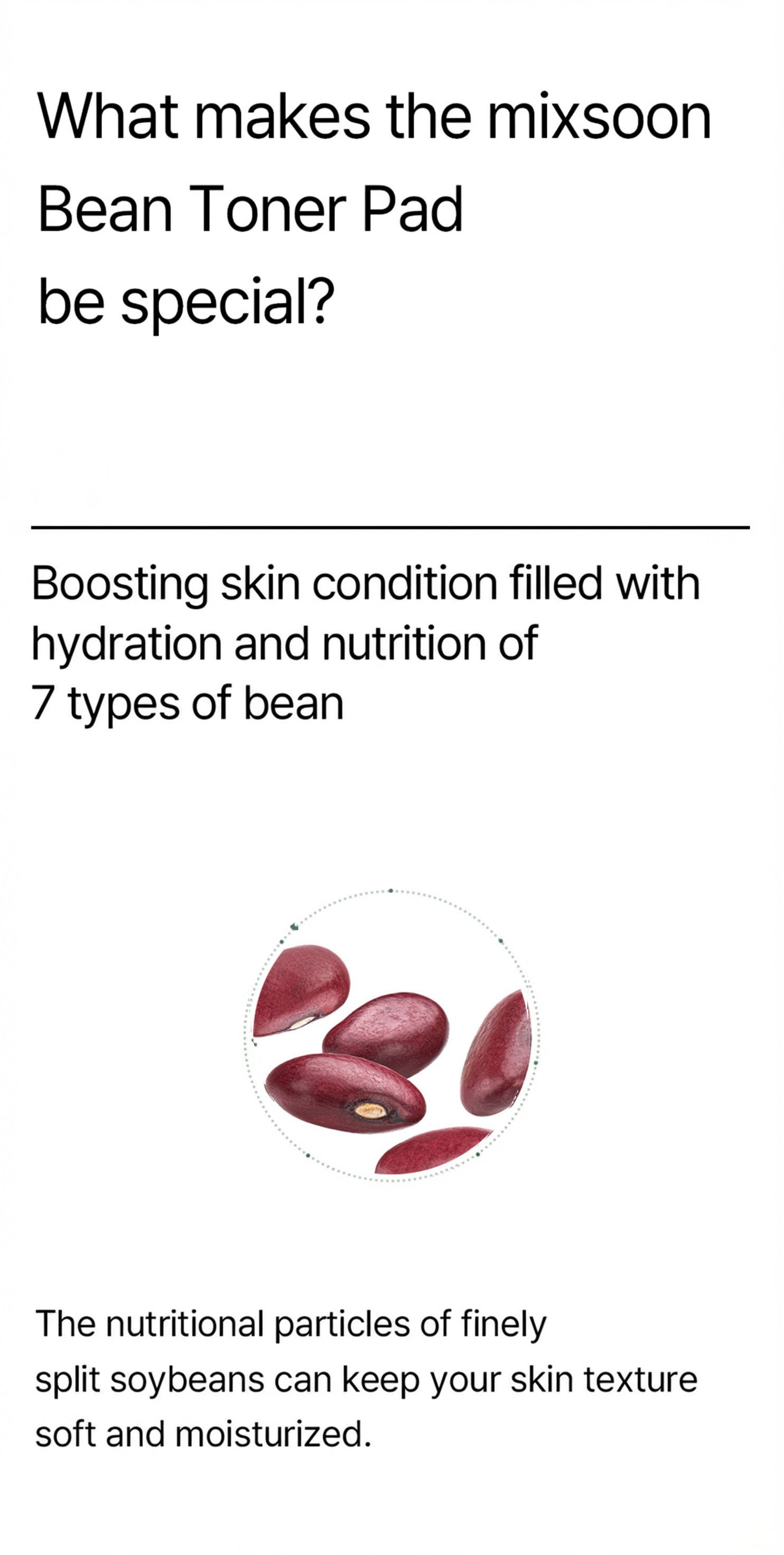 mixsoon Bean Toner Pad 6.08 fl. oz.(180ml) x 70ea detail 2
