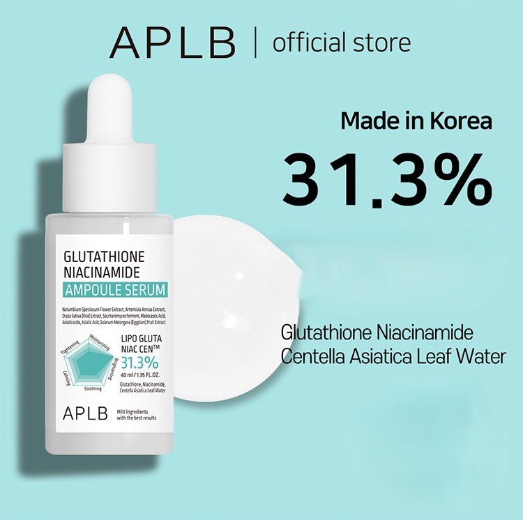 APLB Glutathione Niacinamide Ampoule Serum 1.35 fl. oz.(40ml) detail 1