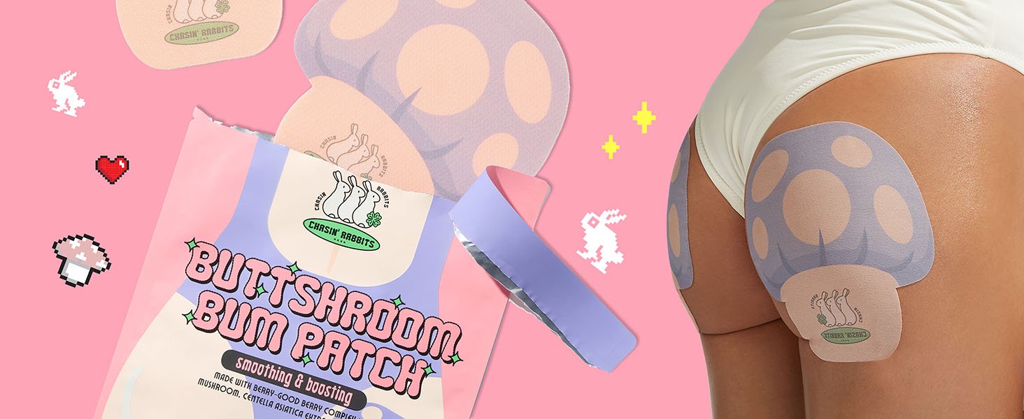 Chasin' Rabbits Buttshroom Bum Patch 2ea 0.63 oz.(18g) detail 2