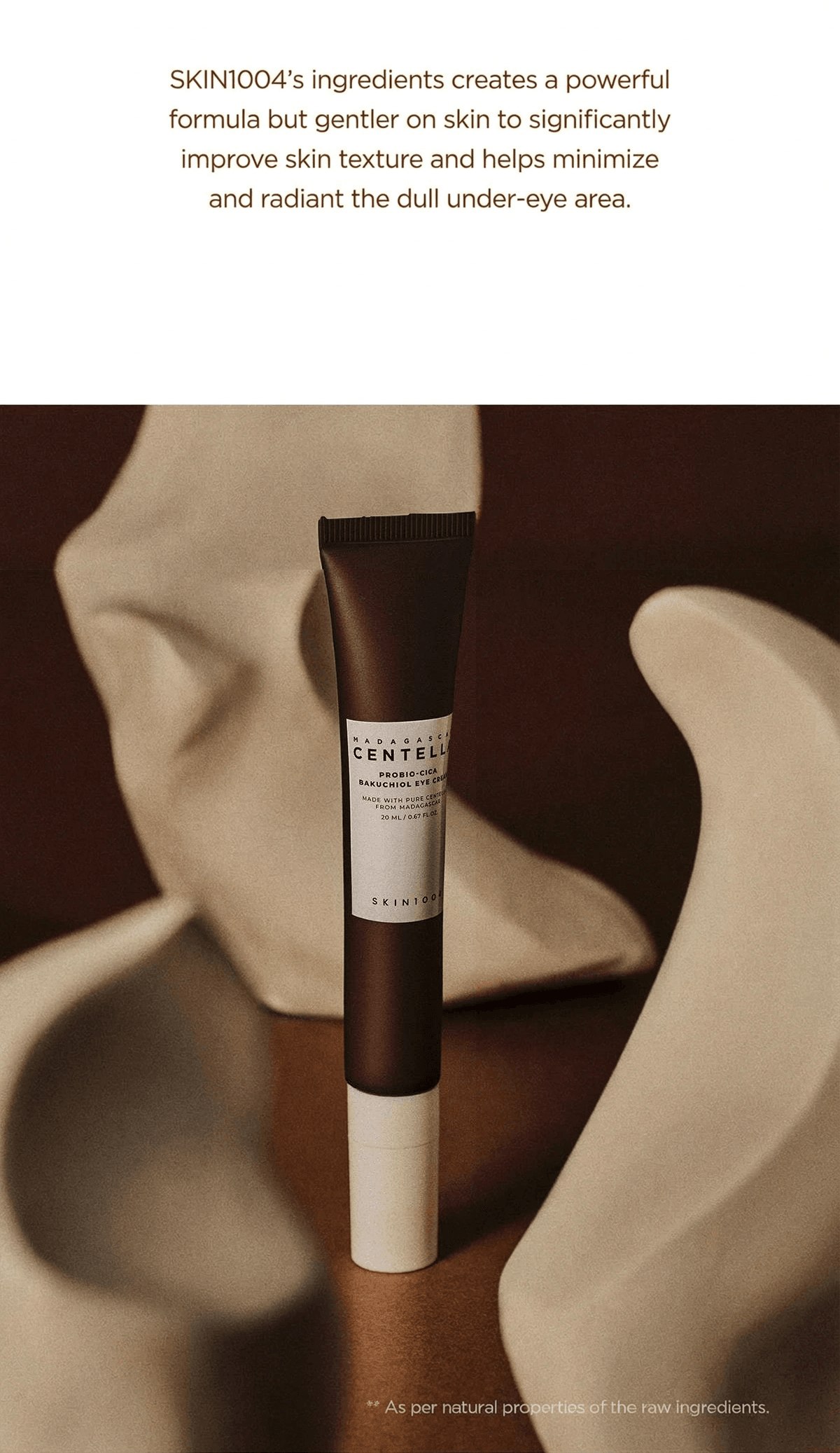SKIN1004 Madagascar Centella Probio-cica Bakuchiol Eye Cream 0.67 fl. oz.(20ml) detail 2