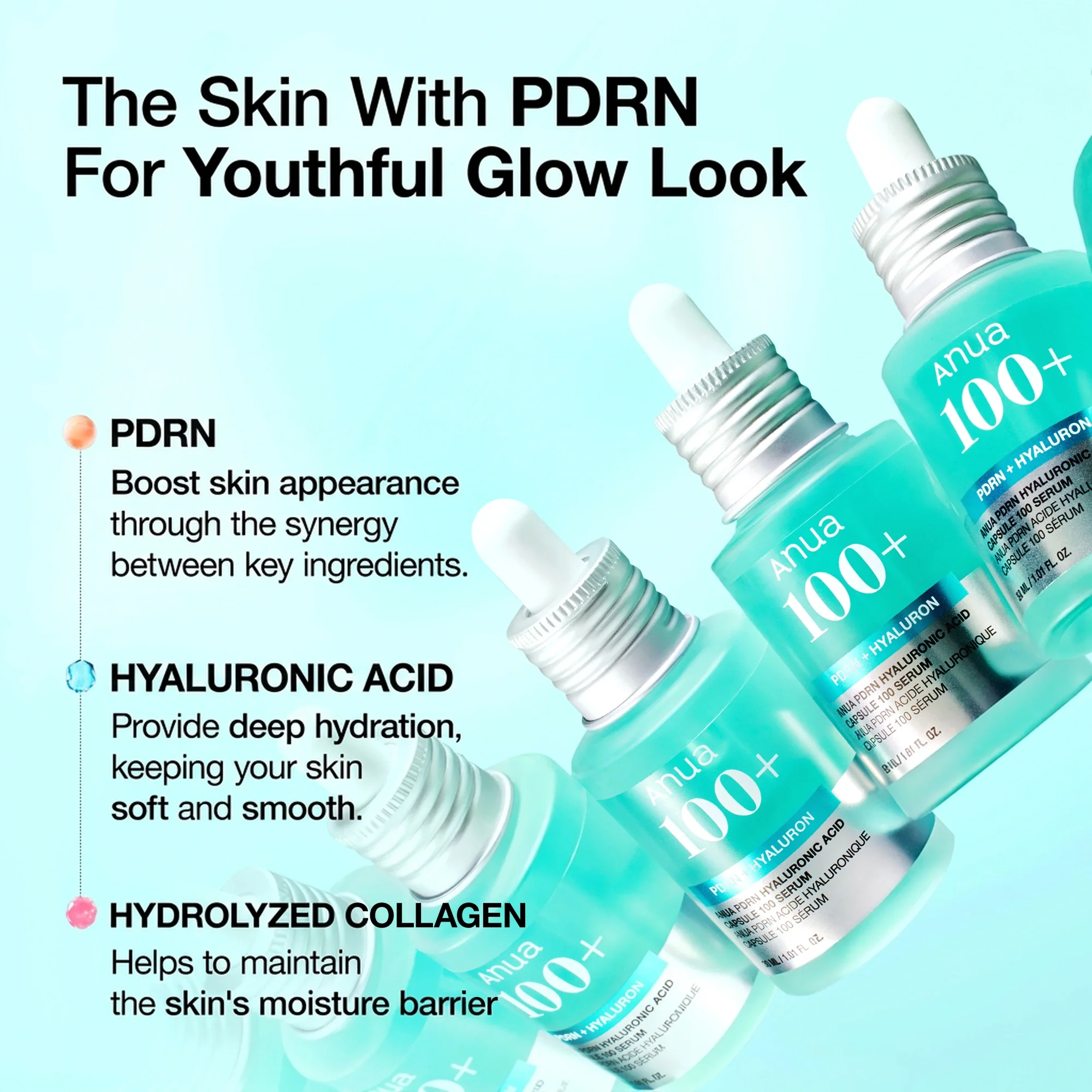 Anua PDRN Hyaluronic Acid Capsule 100 Serum 1.01 fl. oz.(30ml) detail 5