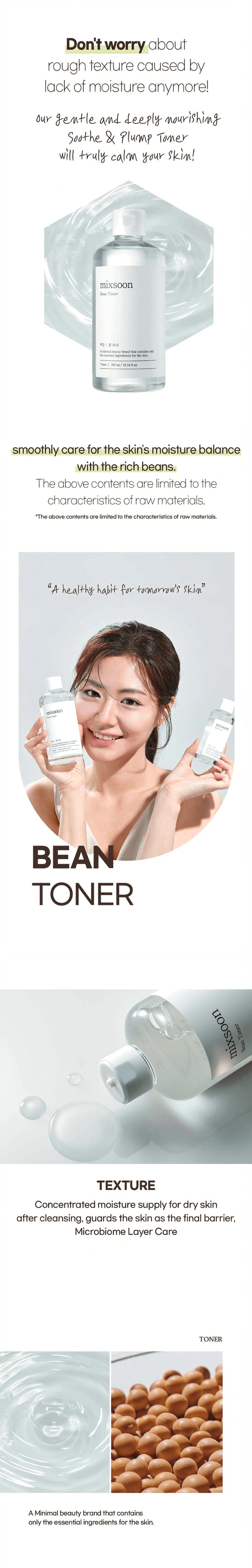 mixsoon Bean Toner 10.14 fl. oz.(300ml) detail 2