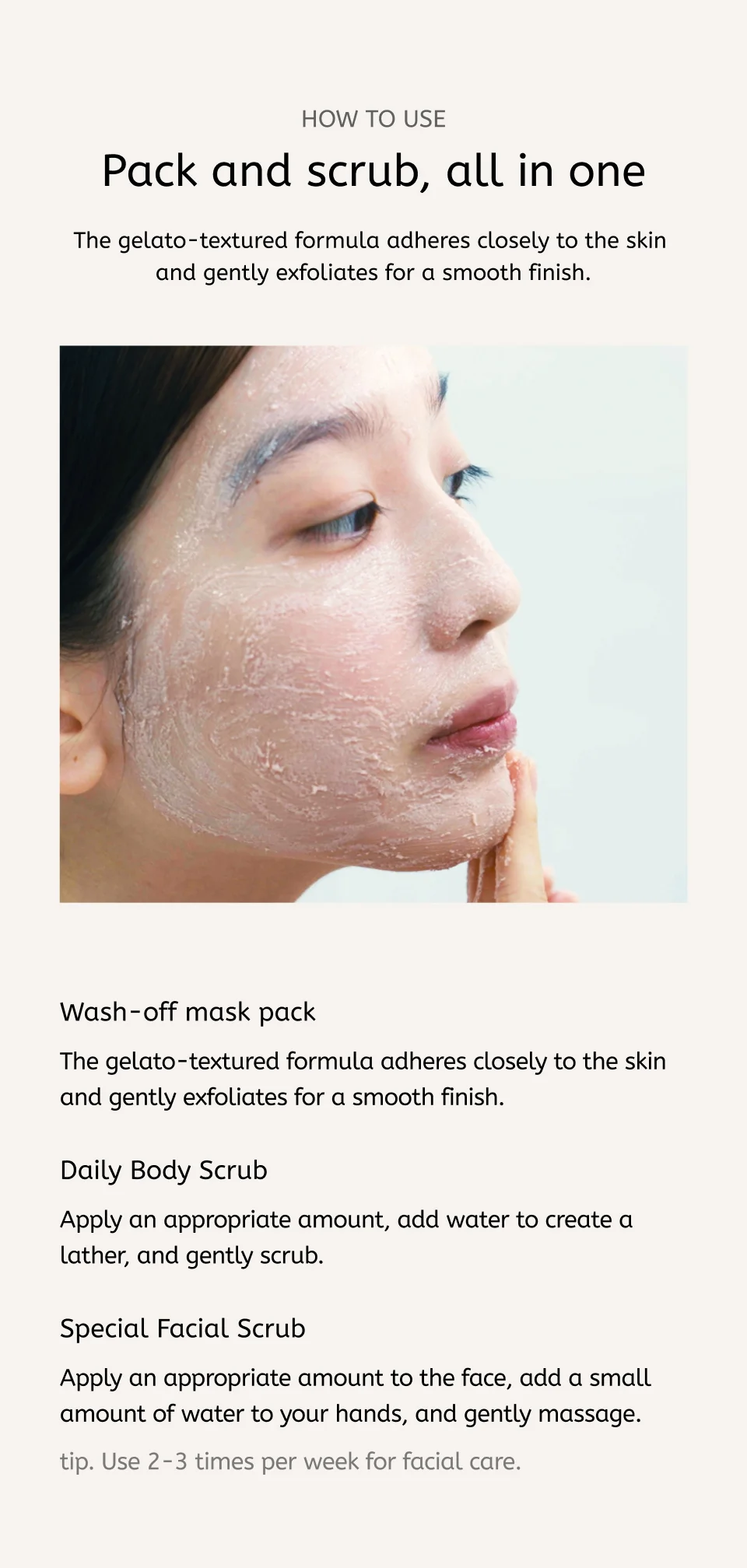 Whipped Mugtree Vegan Pack Scrub 7.41 oz.(210g) detail 2
