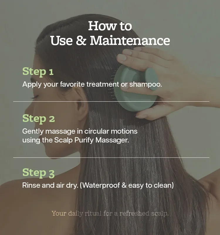 minTree Scalp Purify Massager detail 3