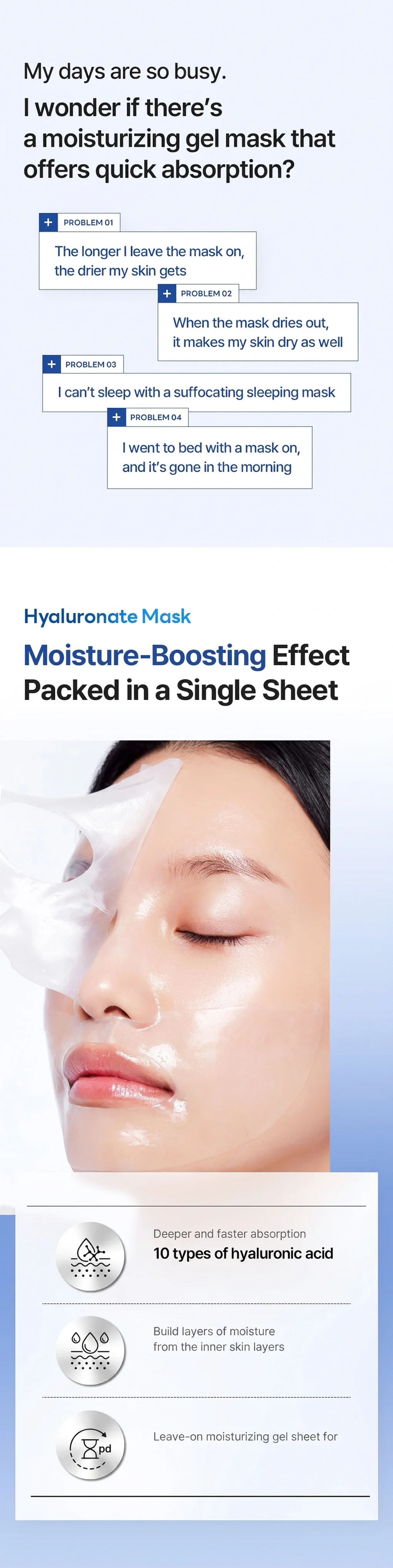 MEDIHEAL Hyper Hyaluronate Mask 1ea 1.23 fl. oz.(35g) detail 1