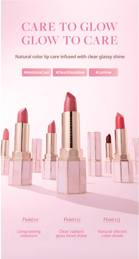 [8colors] DEAR DAHLIA Lip Paradise Sensual Lip Glow 0.11 oz.(3.3g) detail 2