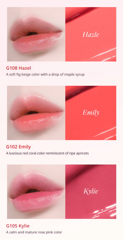 [8colors] DEAR DAHLIA Lip Paradise Sensual Lip Glow 0.11 oz.(3.3g) detail 6