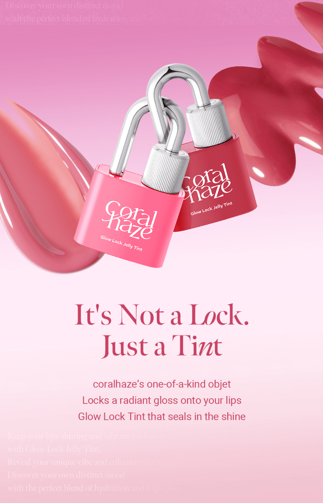[6colors] Coralhaze Glow Lock Jelly Tint 0.14 oz.(4g) detail 2