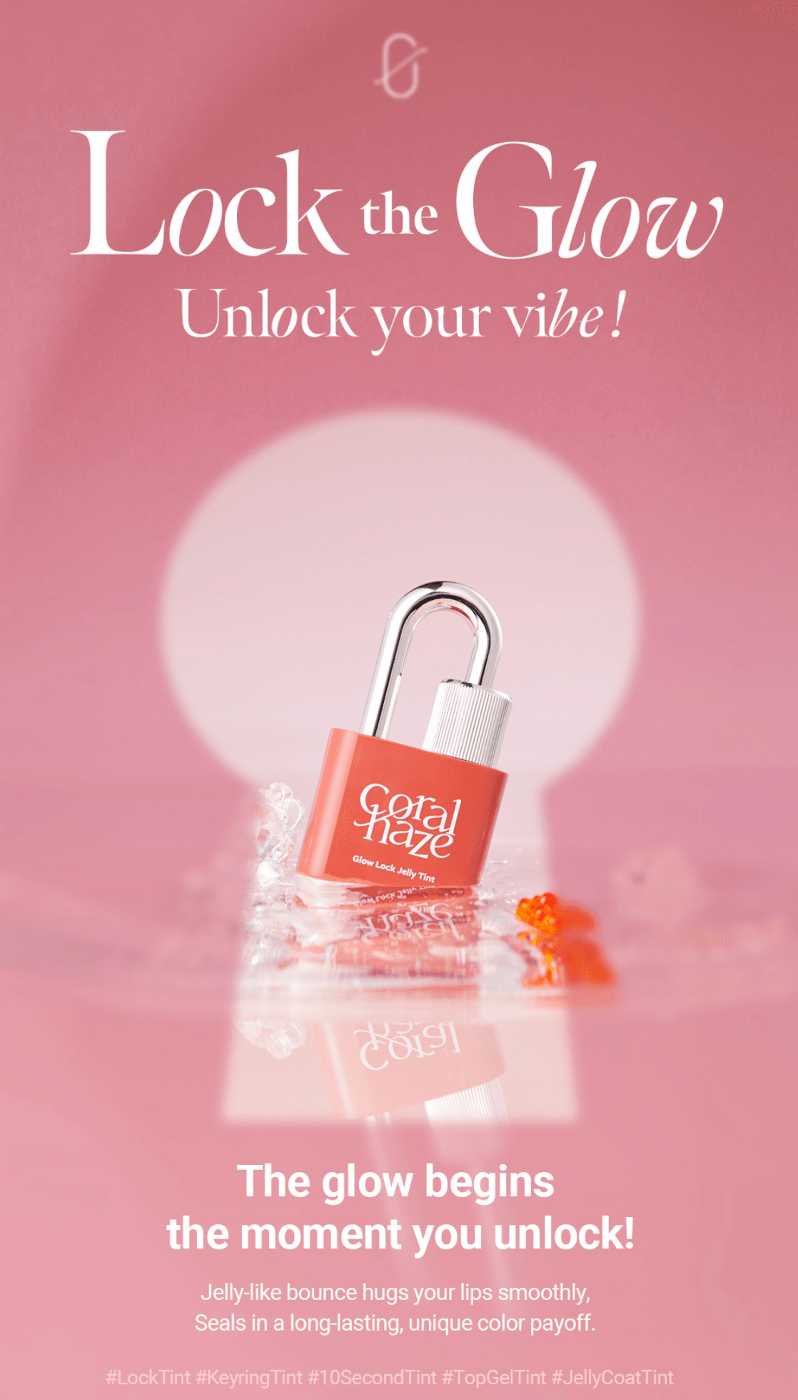 [6colors] Coralhaze Glow Lock Jelly Tint 0.14 oz.(4g) detail 5