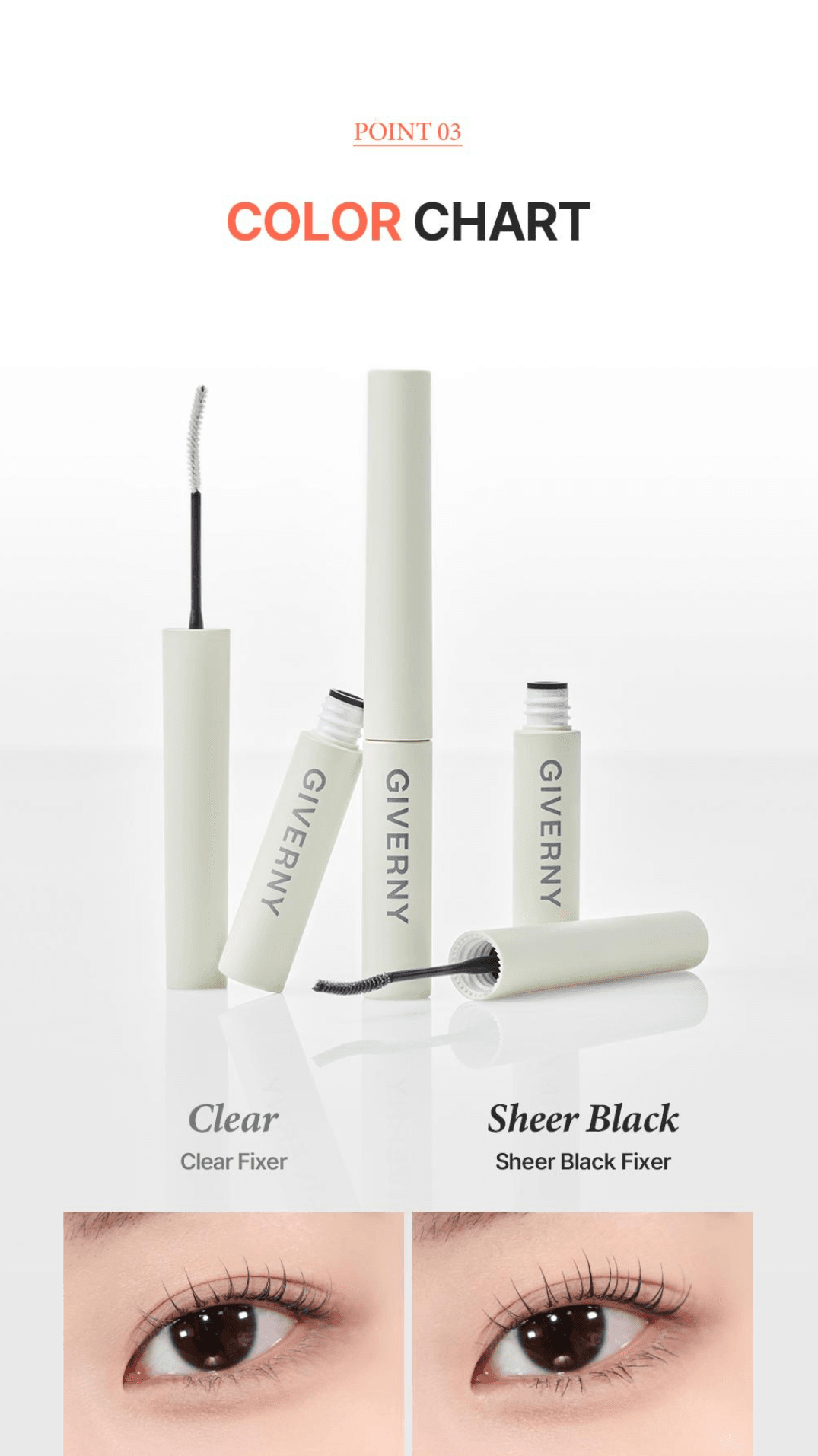 Giverny Milchak Sensitive Mascara Fixer 01 Sheer Black 0.1 oz.(3g) detail 5