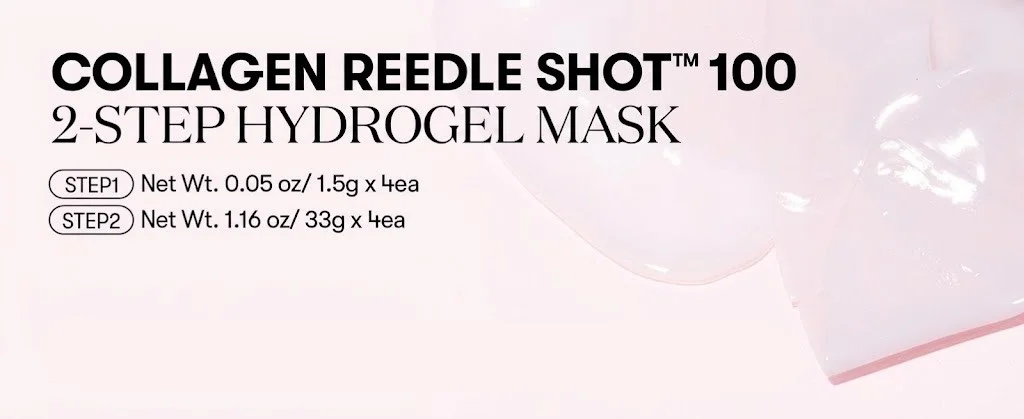 [5types] VT Color Reedle Shot 100 2step Hydrogel Mask Sheet 1.16 oz.(33g) x 1ea detail 1