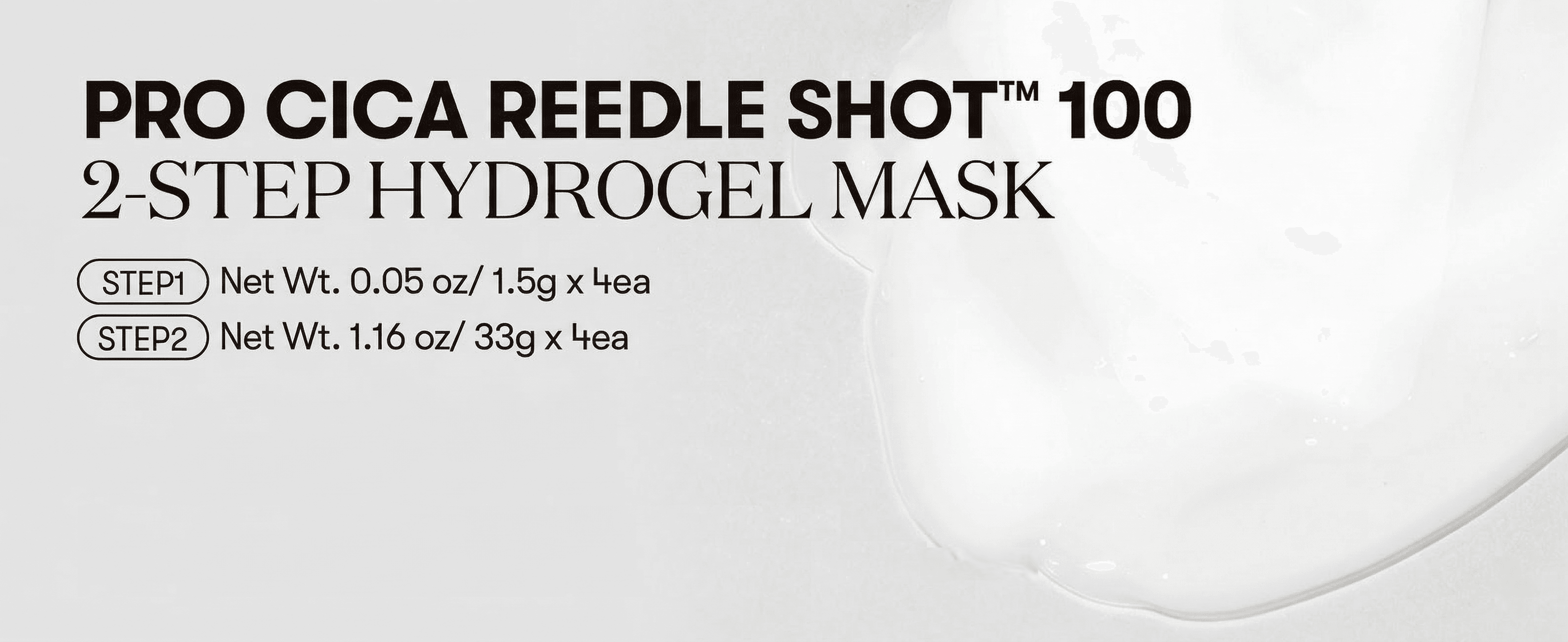 [5types] VT Color Reedle Shot 100 2step Hydrogel Mask Sheet 1.16 oz.(33g) x 1ea detail 17