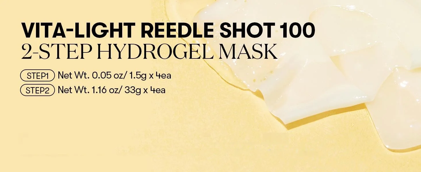 [5types] VT Color Reedle Shot 100 2step Hydrogel Mask Sheet 1.16 oz.(33g) x 1ea detail 5