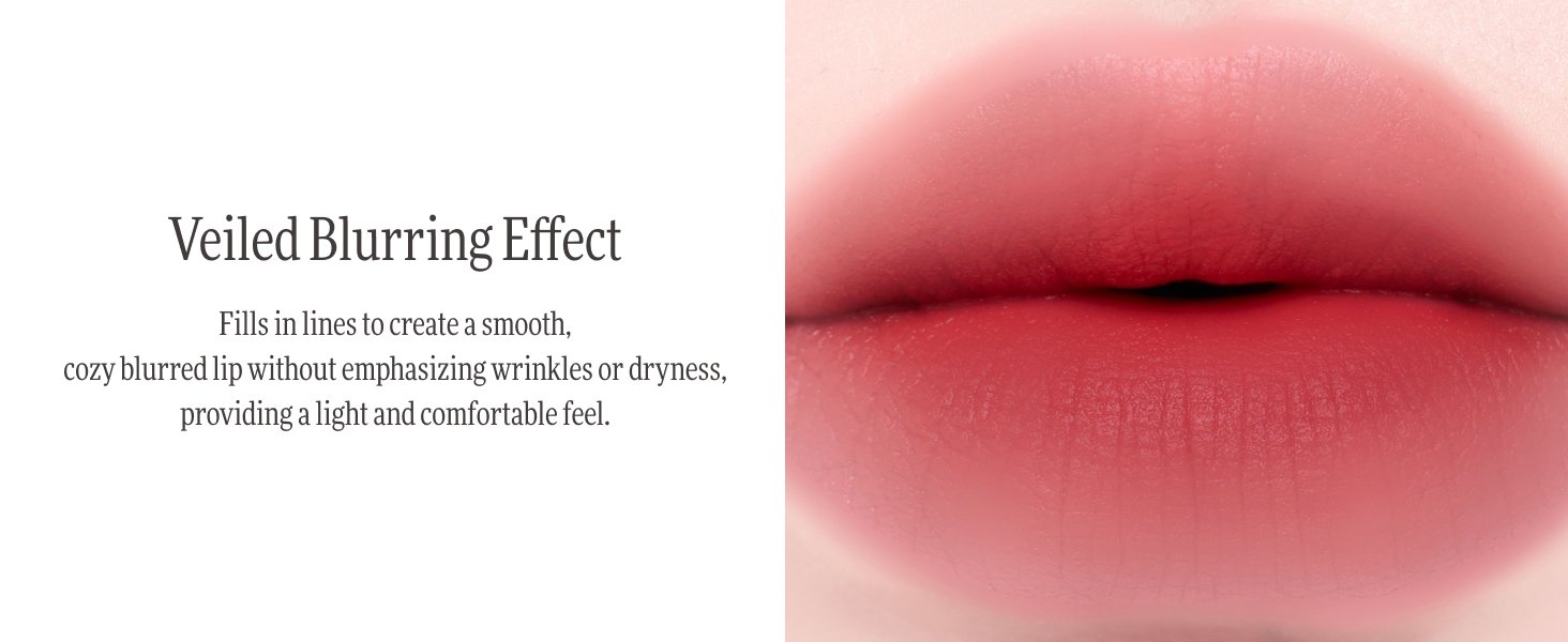 [10colors] Dinto Blurring Lip Veil Tint (madame Butterfly Collection) 0.11 fl. oz.(3.5ml) detail 2