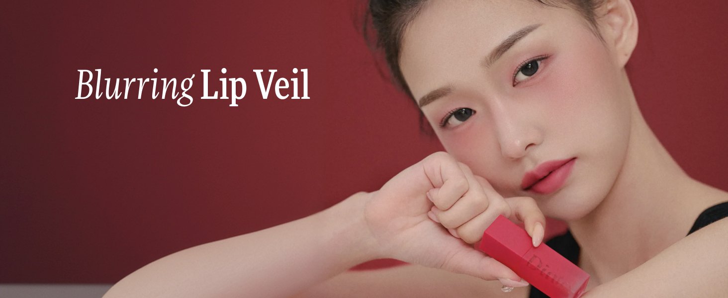 [10colors] Dinto Blurring Lip Veil Tint (madame Butterfly Collection) 0.11 fl. oz.(3.5ml) detail 1
