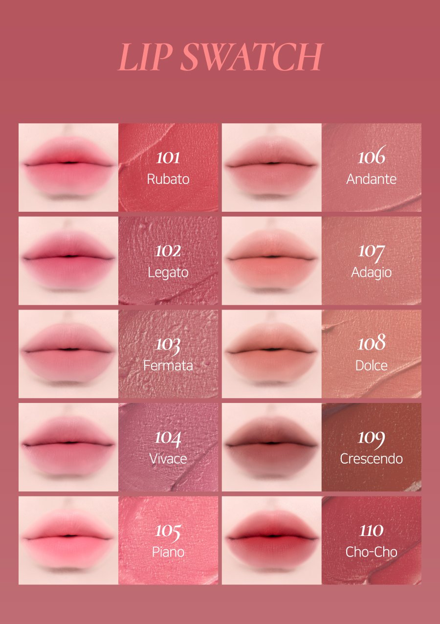[10colors] Dinto Blurring Lip Veil Tint (madame Butterfly Collection) 0.11 fl. oz.(3.5ml) detail 4