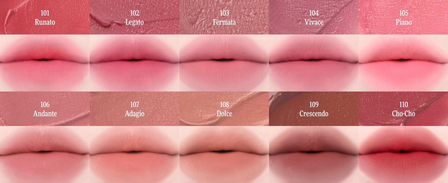 [10colors] Dinto Blurring Lip Veil Tint (madame Butterfly Collection) 0.11 fl. oz.(3.5ml) detail 5
