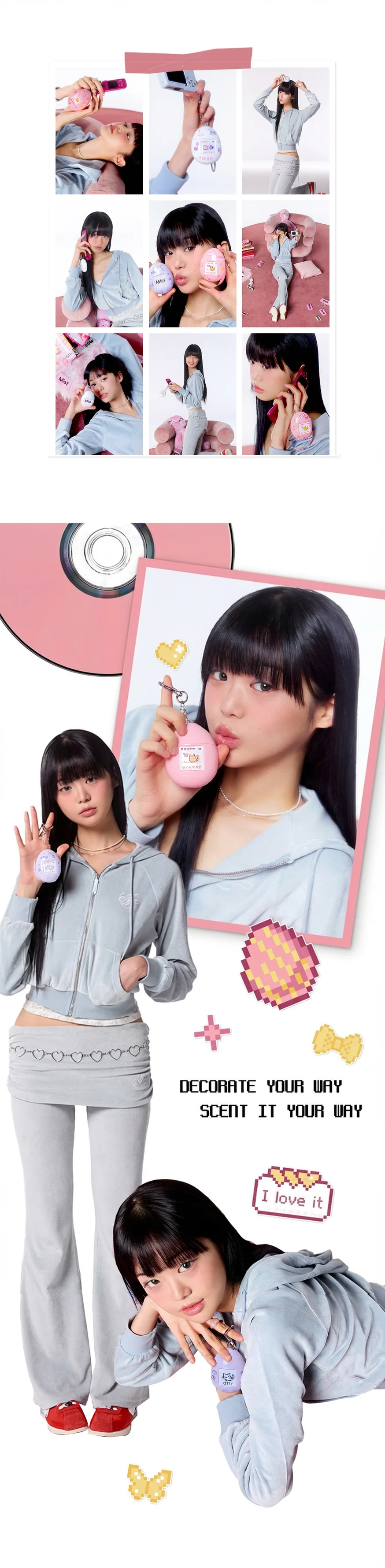 [4scents] MUMCHIT Perfume Keyring Hand Cream Rosy Posy 1.69 fl. oz.(50ml) detail 2