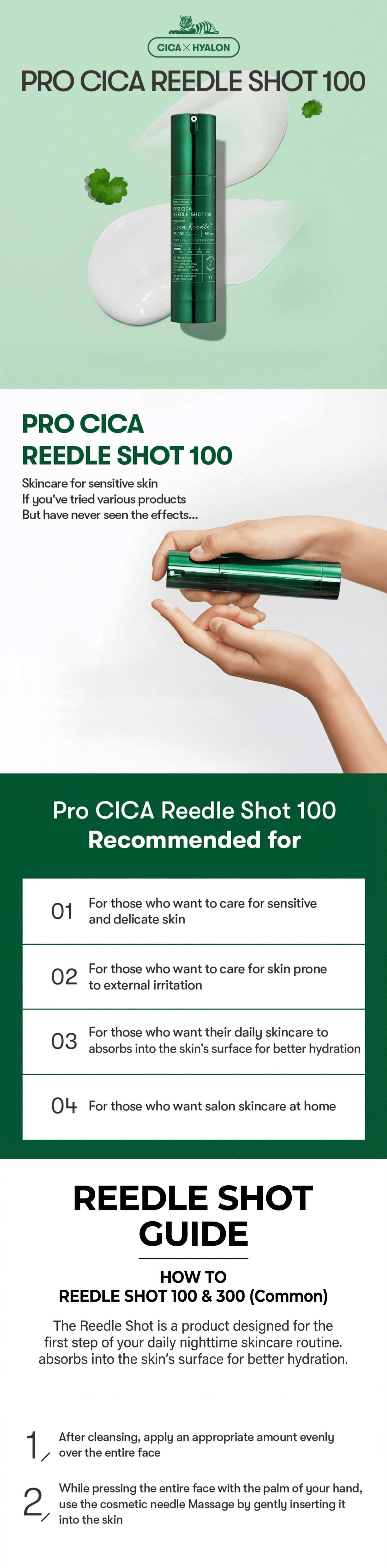 VT Pro Cica Reedle Shot 100 1.69 fl. oz.(50ml) detail 3