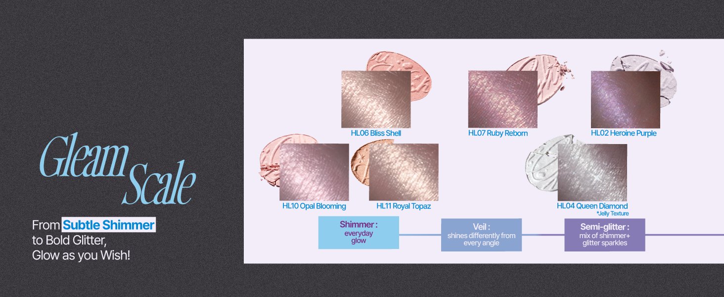 [5colors] fwee Glitz Stone Highlighter 0.20 oz.(5.9g) detail 4