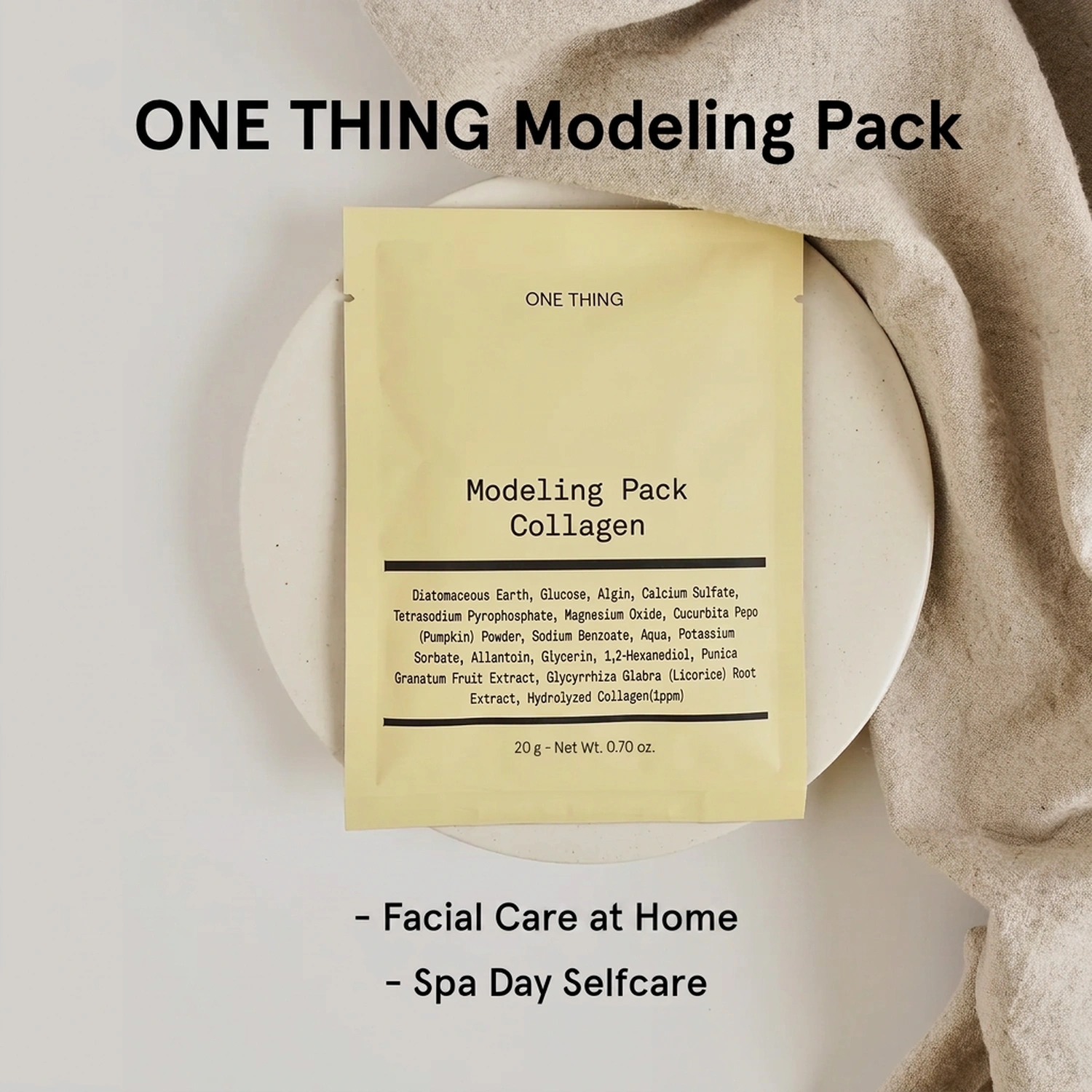 ONE THING Collagen Modeling Pack 7 Count 0.70 oz.(20g) x7 - Image 2 of 6