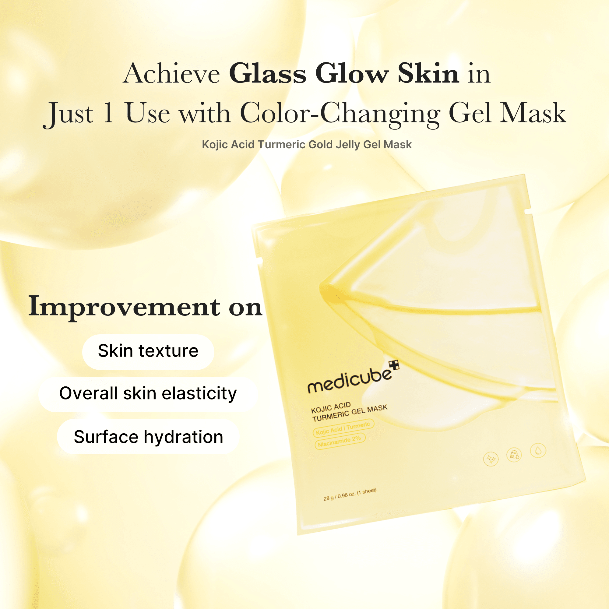 medicube Kojic Acid Gel Mask 4ea 0.98 oz.(28g) detail 3
